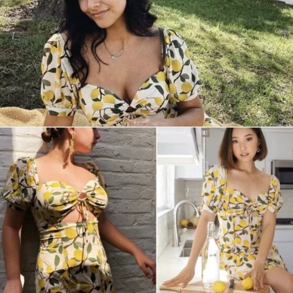 NWT SOLD OUT RARE EGGIE LEMON DRESS